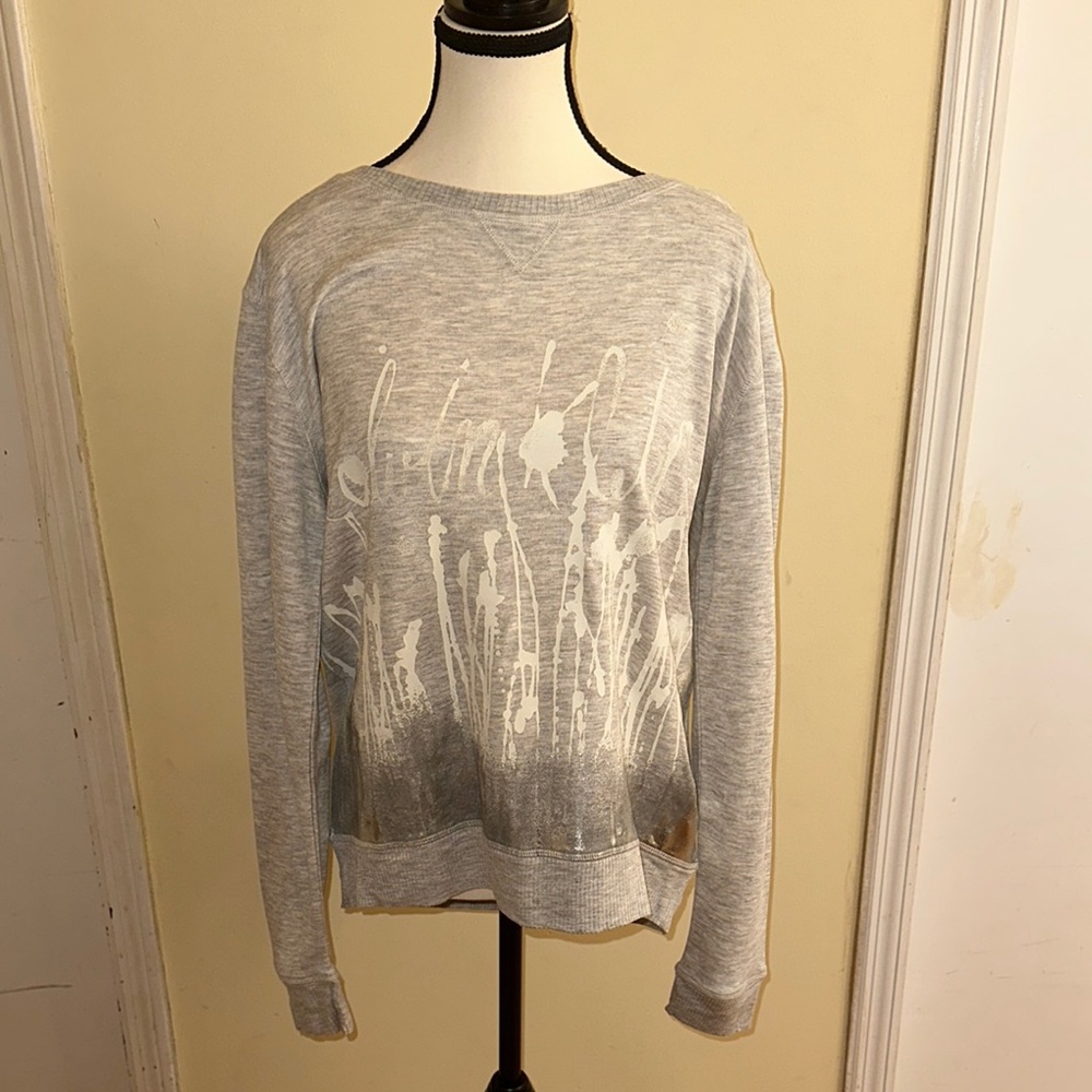 *NEW WITH TAGS* Calvin Klein Women's Gray and Silver Sweater